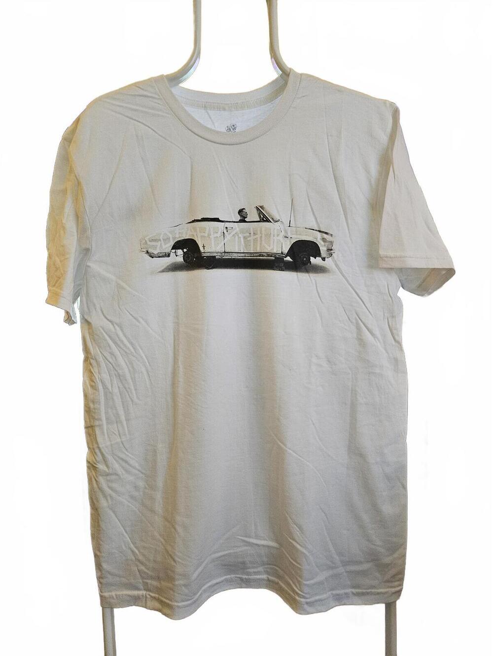 Bryan Adams - Canadian tour in car T-shirt - Small - rock tee NWOT